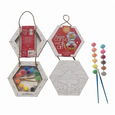 Khung Tranh Canvas Hình Lục Giác
